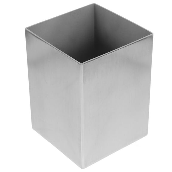 HERFIER Metal Pen Holder Office Pencil Cup Desktop Pen Organizer Desktop Sundries Organizer 2.75x2.75x3.73in