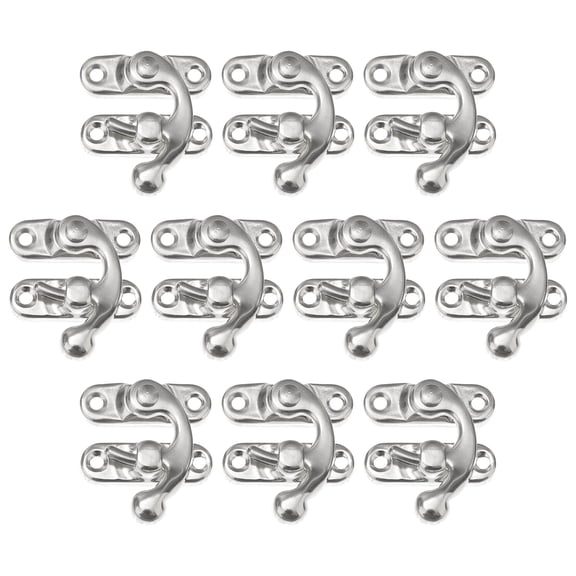 GETAJGHSD Retro Design Latches Clasp 10 Sets For Cabinets