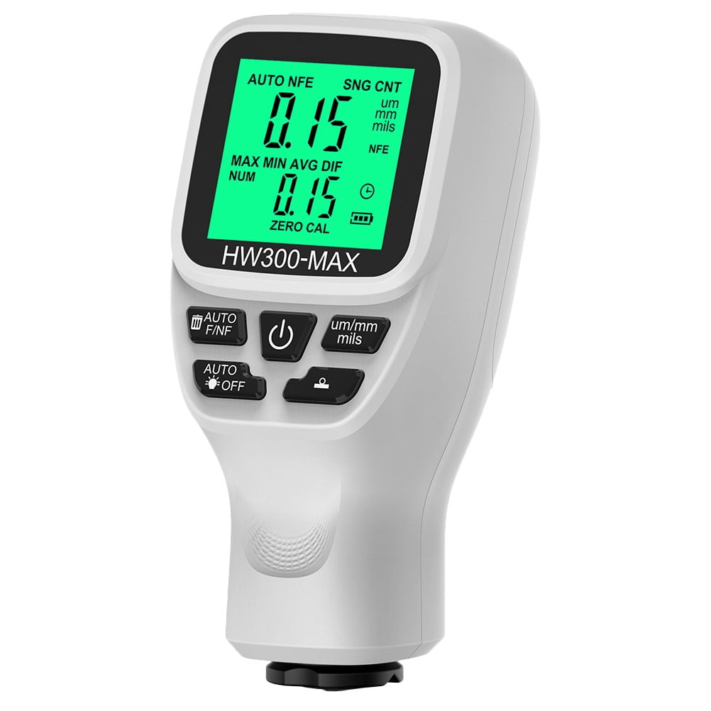 HERFIER Paint Thickness Gauge Car Coating Thickness Meter Digital Paint Thickness Gauge 3.34x1.57x1.18in