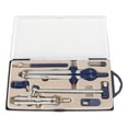 thumbnail image 1 of HERFIER Professional Compass Set Precision Drafting Drawing Compass for Students Office Worker 6.68x1.18x0.39in, 1 of 8
