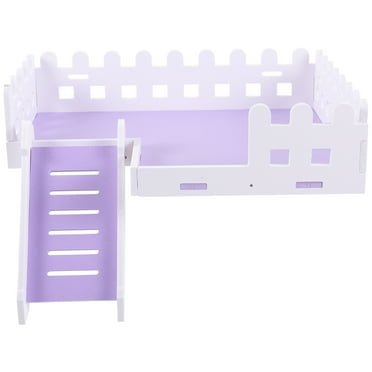 HERFIER Small Animal Hamster Platform for Dwarf Hamsters, Gerbils, Mice, Degus & More