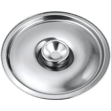 HERFIER Stainless Steel Pot Lid Small Pan Lid Saucepan Cover Seasoning Pot Cover Saucepan Lid Small Cookware Lid 5.5x5.5x0.16in