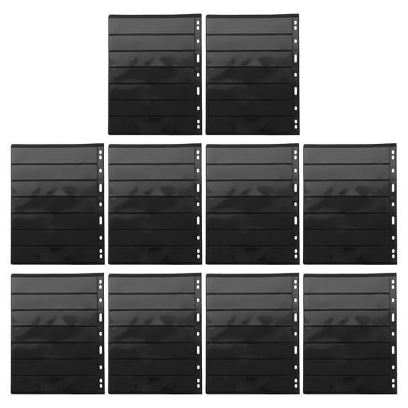 HERFIER Stamp Album Pages for Collectors and Scrapbookers - 10 Sheets