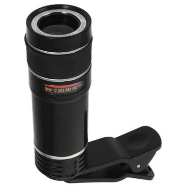 HERFIER Universal 20X Phone Telescope Lens Telephoto External Smartphone Camera Lens with Patch for Phone 3.54x1.18x1.18in