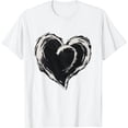 thumbnail image 1 of HERLOLLYCHIPS Women Cute Heart Graphic Crewneck Short Sleeve Regular Fit Casual Tee T-Shirts Tshirt Tops 0146, 1 of 3