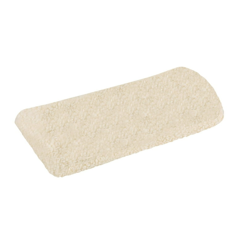 HERMELL PRODUCTS Half Moon Bolster Pillow for Legs Extra Firm Foam Under Knee Pillow for Sleeping on Back with Knee Pillow Cover Sherpa Walmart