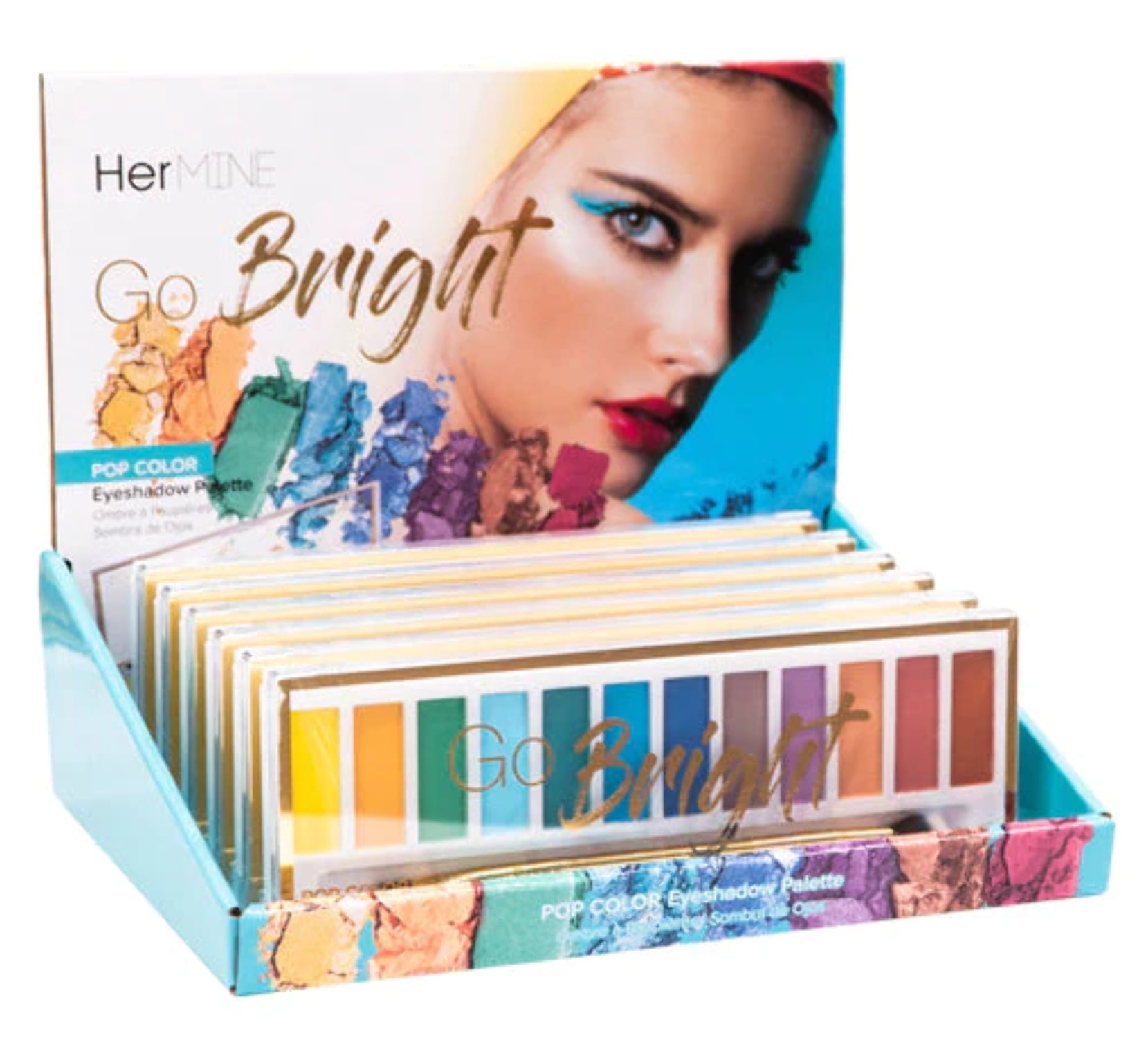 Mancro Cosmetic Matte Eyeshadow Cream Makeup Palette Shimmer Set 40 Color+  Brush Set 