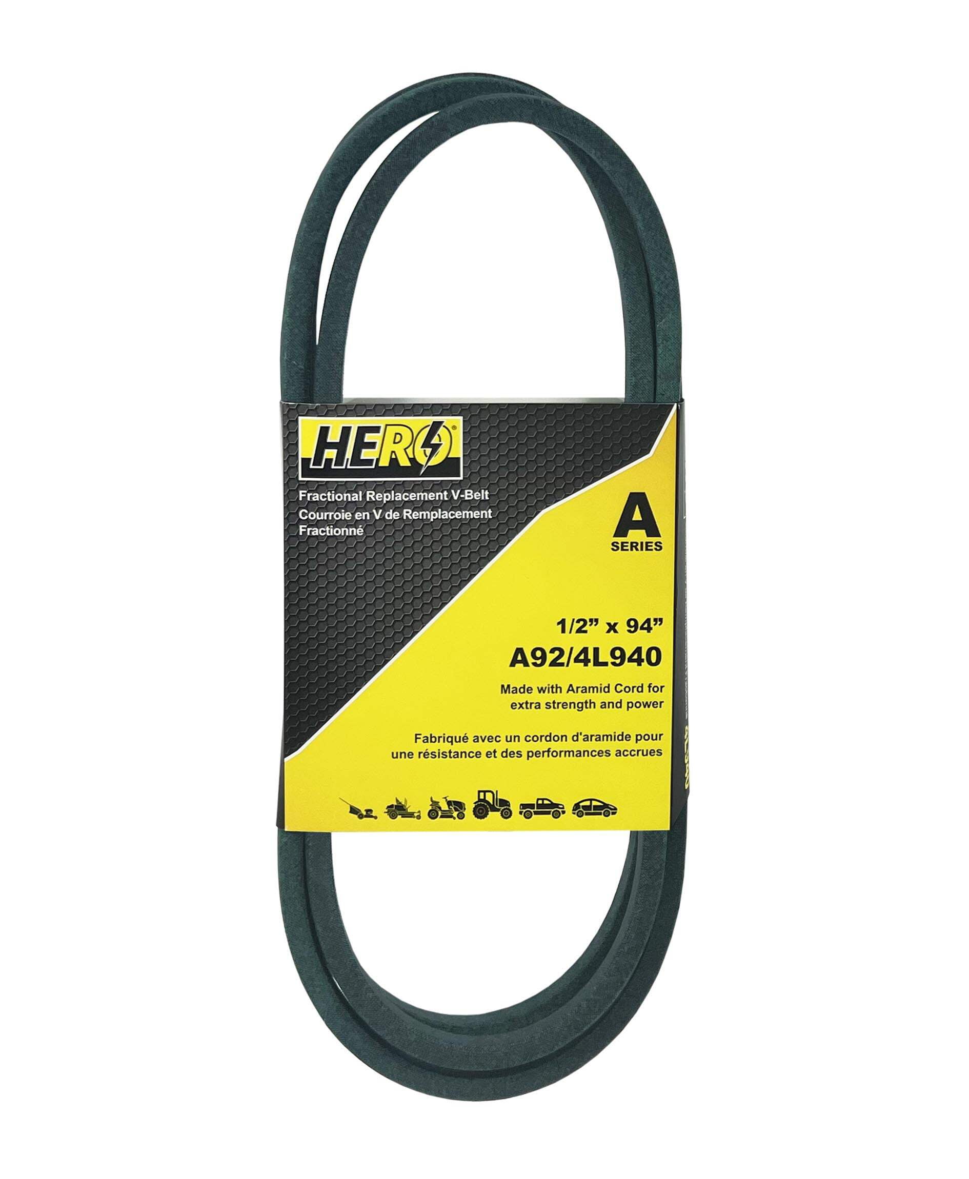 1pc Industrial Lawn Mower Rubber V Belt 10mm Width 5mm Thickness O-380e - Foto 12