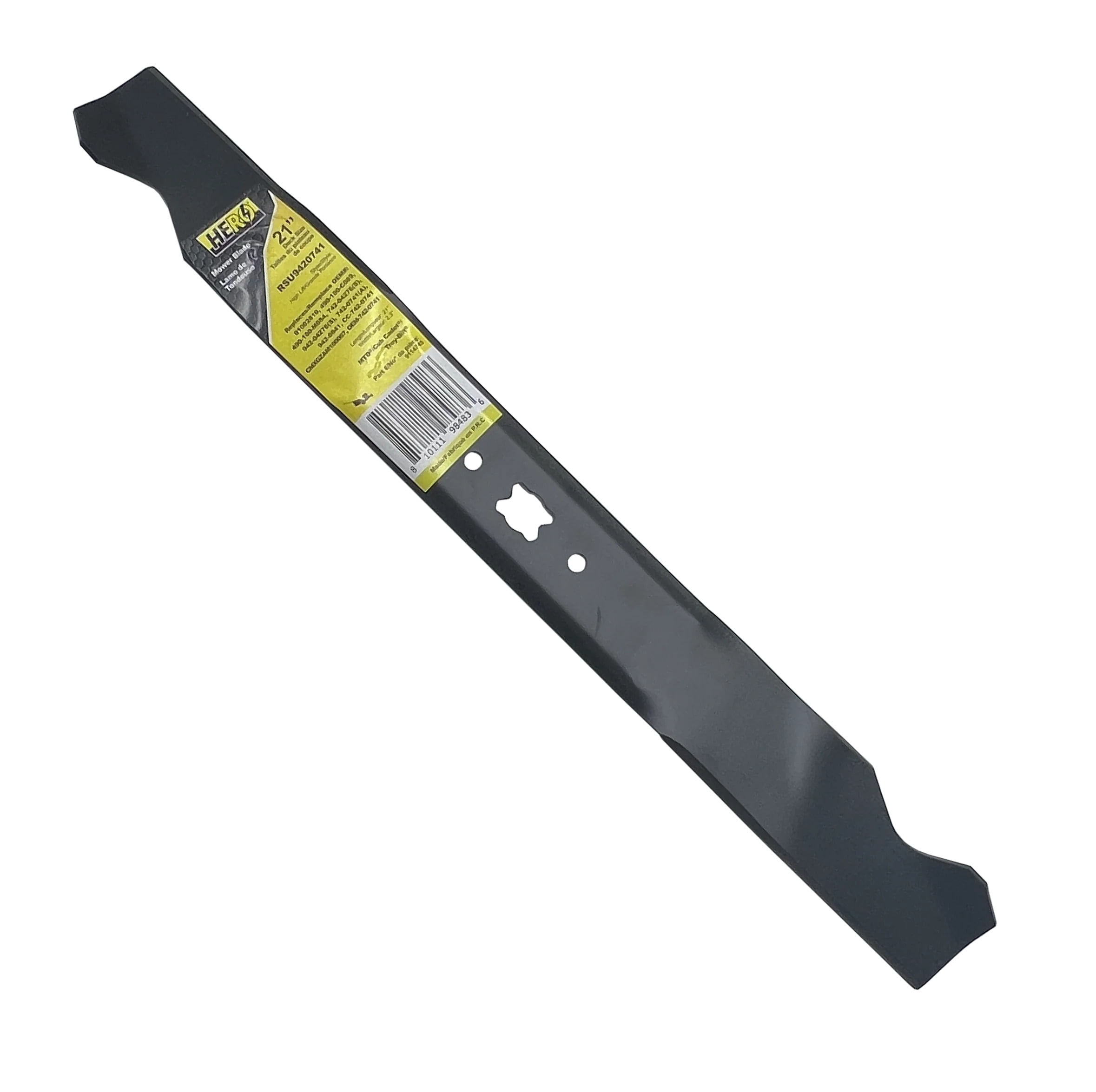 HERO® Mower Blade for MTD, Cub Cadet, Troy-Bilt, 21 inch Deck, Replaces ...
