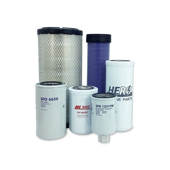 HERO Maintenance Filter Kit For CASE 580SM+ Series 2 Loader Backhoe