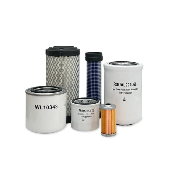 HERO Maintenance Filter Kit For John Deere 2210 Compact Utility Tractor Filters Compatible With OEM M113621 M123378 M806418 AL221066 LVA12812 CH15553