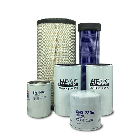 HERO® Maintenance Filter Kit For Kubota M9960HF Tractor