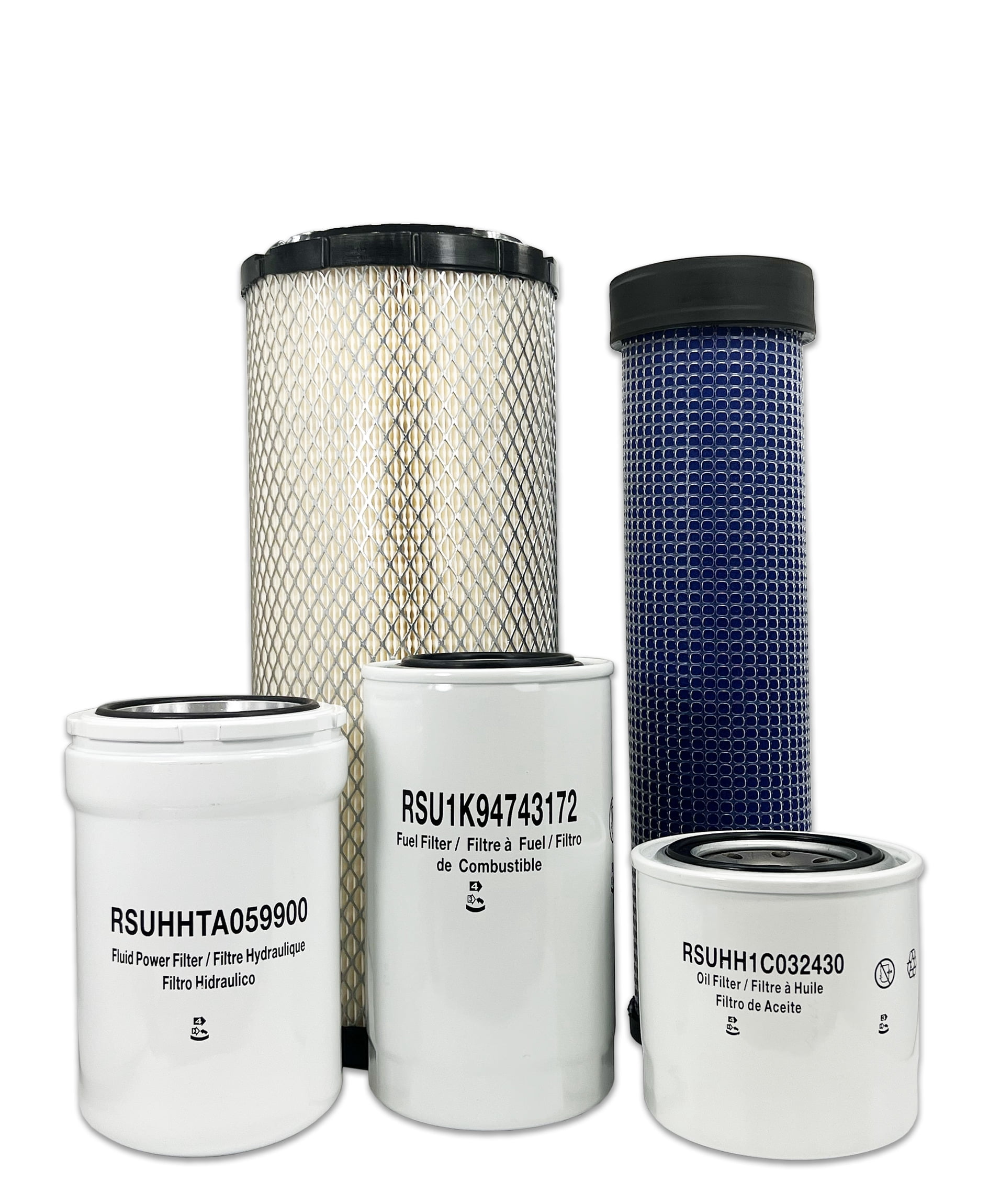 HERO® Maintenance Filter Kit For Kubota SSV75C Skid Steer Loader ...