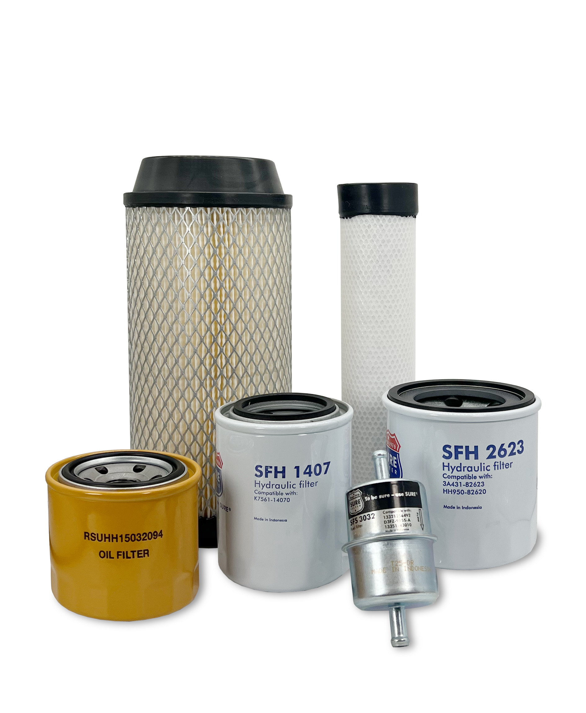 HERO® Maintenance Filter Kit For Kubota ZD1211 Zero-Turn Mower