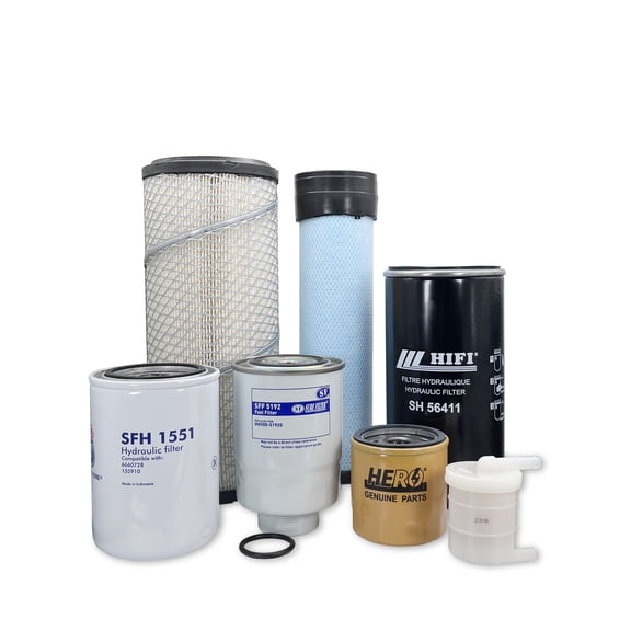 HERO Maintenance Filter Kit For New Holland Boomer 47 Compact Tractor
