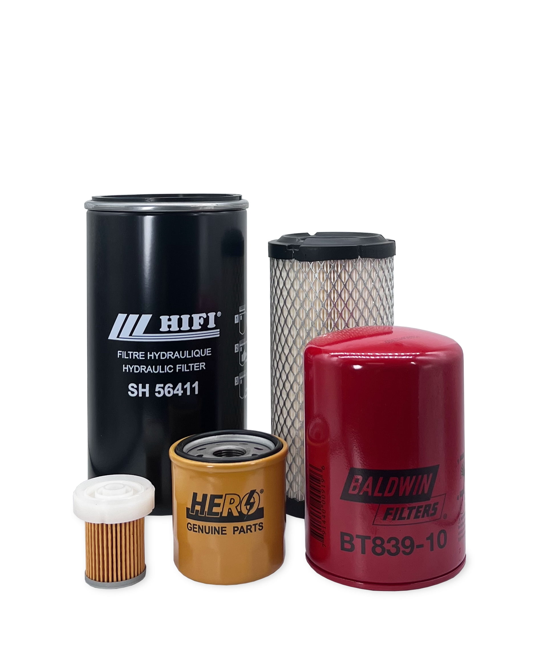 HERO® Maintenance Filter Kit For New Holland Workmaster 25 Compact ...