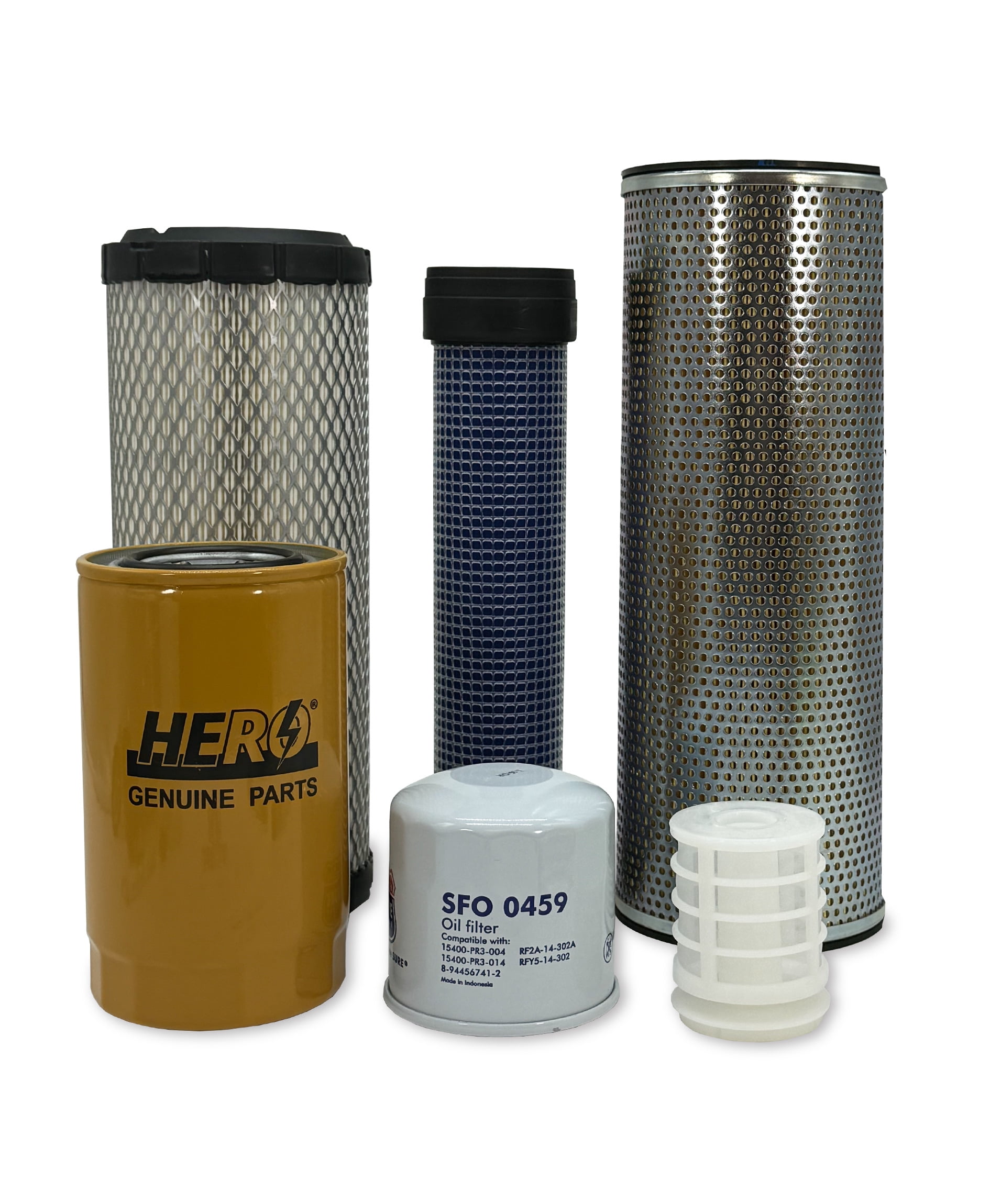 HERO® Maintenance Filter Kit For Takeuchi TB153FR Excavator - Walmart.com