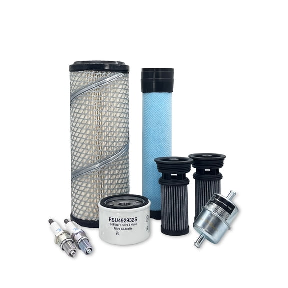 HERO Maintenance Filter Kit For Toro 74902TE Zero-Turn Mower Filters Compatible With OEM 110137044 110137045 490650721 490190031 BPR4ES 1170390