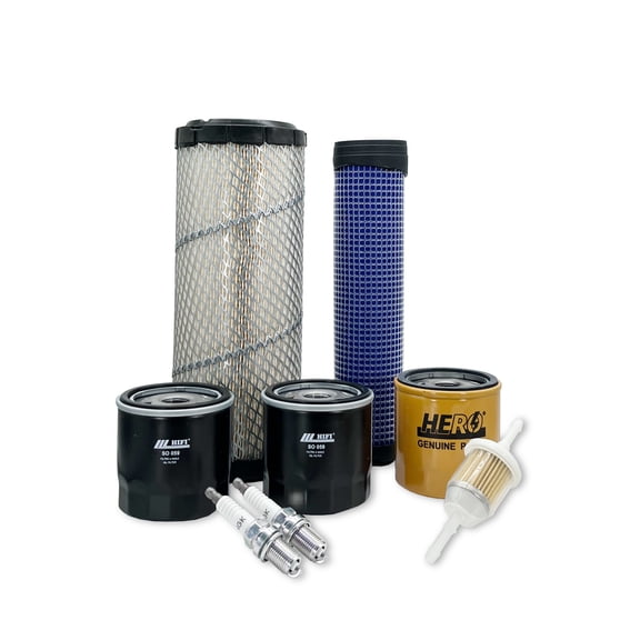 HERO Maintenance Filter Kit For Wright WSTX61SECV749E2B Stander X Stand-On Mower