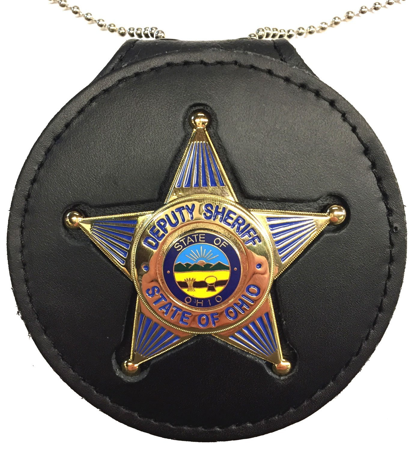HERO'S PRIDE RECESSED BADGE HOLDER FOR 5 PT STAR (5 Point Star) Badge Not  Included 
