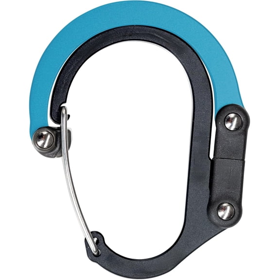 HEROCLIP (Small) Carabiner Gear Clip and Hook, for Hanging Bags, Purses, Lanterns, Strollers, Tools, Helmets, Water Bottles, and More