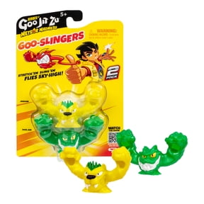 Heroes of Goo Jit Zu Meteor Madness Goo-Slingers 2 Pack, Stretch And Launch Your Figures Into Battle For Some Rapid Battle-Blast Action, Ages 4+