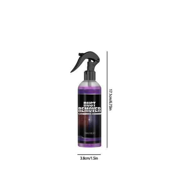 HEROOY Car Metal Rust Remover Spray Powerful Oxidation Cleaner & Shine Restorer for Auto Parts, Metal Surfaces, 3.4oz