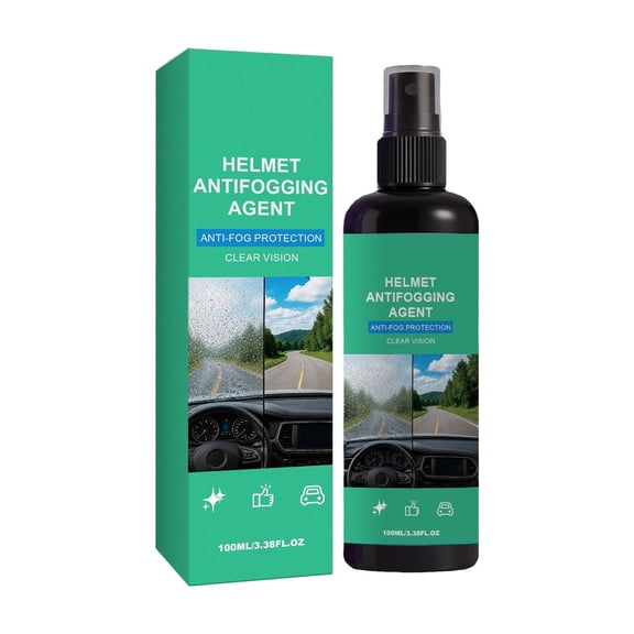 HEROOY Car Window Defogger Spray Prevents Fogging on Windshield & Mirrors, Clear Visibility in All Weather, 3.4oz