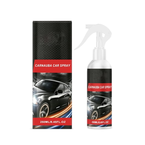 HEROOY Carnauba Car Coating Spray High Gloss Paint Care Polish, Hydrophobic Water Repellent Wax for All Vehicle Paint, 8.5 fl oz