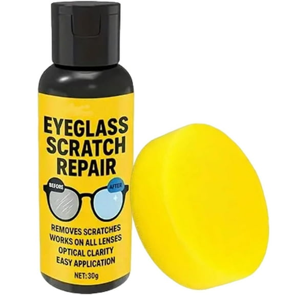HEROOY Glasses Lens Repair Spray Glass Spray For Removing Scratches Glasses Lens Spray Scratch Solution Cleaning Spray Remover Scratch Lenses M