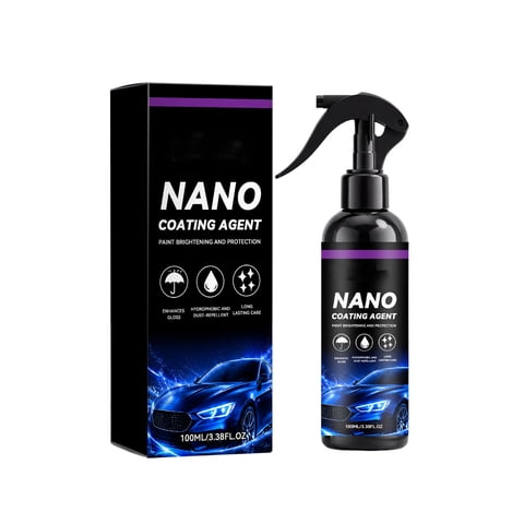 HEROOY Paint Brightening Hydrophobic Coating Spray Water Repellent Care Polish for Cars, Restores Shine & Protects Paint, 3.4 fl oz