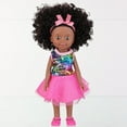 thumbnail image 1 of HEROOY Upgraded 12″ African American Doll - Inclusive Holiday Birthday Present H, 1 of 8