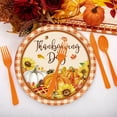 thumbnail image 1 of HEROOY Upgraded 24pcs Thanksgiving Fall Pumpkin Paper Plates Fall Party Supplies Pumpkin Maple Disposable Plates Autumns Plates For Fall Decor Thanksgiving Party Supplies C, 1 of 6