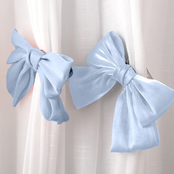 HEROOY Upgraded Bow Curtain Tiebacks Clip Tie Backs For Curtains Home Decor Living Room Curtain Decoration Clip C