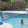thumbnail image 1 of HEROOY Upgraded&nbsp;Portable Pool Volleyball Set - Beach Water Game Kit with Net and Ball V, 1 of 7