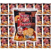 HERR'S Bold \u0026 Zesty Texas Pete Hot Sauce Potato Chips, 1oz Bag (Pack of 24, Total of 24 Oz)