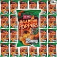 HERR'S Jalapeno Poppers Flavored Cheese Curls, GlutenFree, 1oz Bag