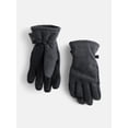 thumbnail image 1 of Ozark Trail Women's Herringbone Ski Gloves, Black, S/M, 1 of 4