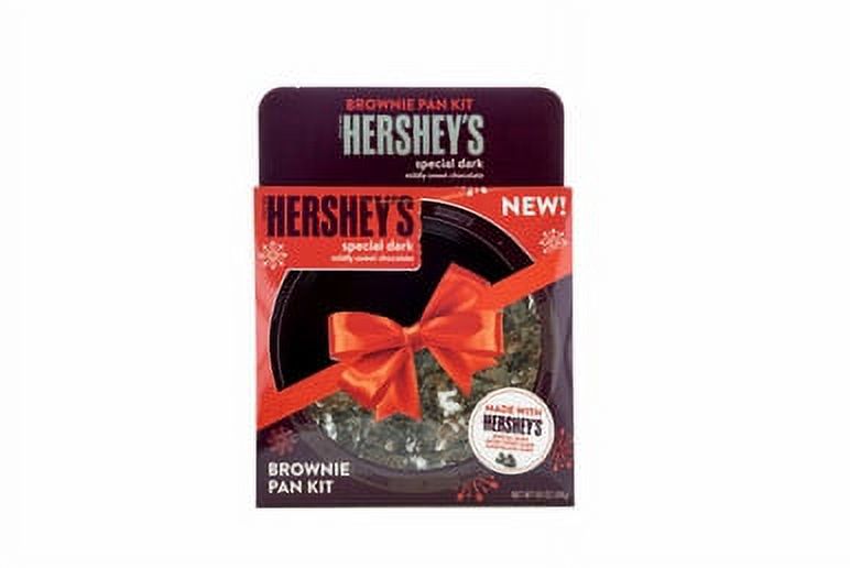 HERSHEY'S Brownie Pan Kit SPECIAL DARK Chocolate Chips, Brownie Mix