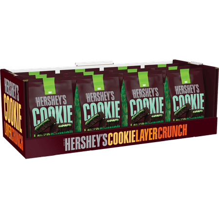 HERSHEY&rsquo;S COOKIE LAYER CRUNCH Bars, Mint, 6.3 Ounces (Pack of 12)