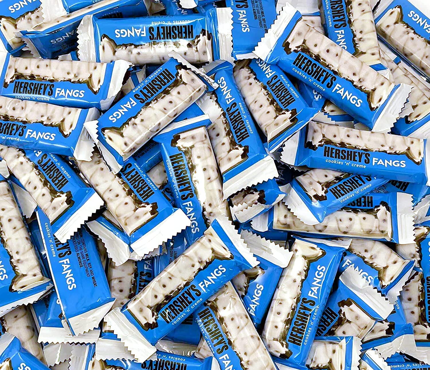 HERSHEY'S FANGS COOKIES 'N' CREME Snack Size Candy Bulk Candy Pack