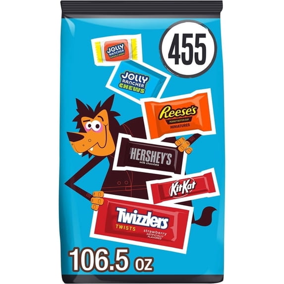 HERSHEY'S Halloween Assorted Candies, Variety Pack, 455 pcs. - Walmart.com