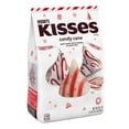 thumbnail image 1 of HERSHEY'S, KISSES Candy Cane Mint Candy with Candy Bits, Holiday, 30.1 oz, Bulk Bag, 1 of 8