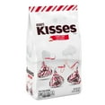 thumbnail image 1 of HERSHEY'S, KISSES, Candy Cane Mint Flavored Candy, Individually Wrapped, 33 oz, Bag, 1 of 6