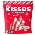 thumbnail image 1 of HERSHEY'S KISSES Christmas Chocolate Candy Cane Stand Up Pouch - 6.5oz, 1 of 6