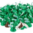 thumbnail image 1 of HERSHEY'S, KISSES Dark Green Foils Milk Chocolate Candy, Halloween, 66.67 oz, Bulk Bag (400 Pieces), 1 of 4