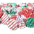 thumbnail image 1 of HERSHEY'S KISSES Holiday HUGS White Crème Candy, Red Silver Green Foils, Bulk, 3Lbs, 1 of 5