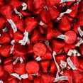 thumbnail image 1 of HERSHEY'S KISSES Milk Chocolate Red Foil Candy, Bulk Pack 2 Pounds, 1 of 6