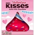 thumbnail image 1 of HERSHEY'S KISSES Solid Milk Chocolate, Valentine's Candy Gift Box, 1.45 oz, 1 of 1