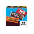 thumbnail image 1 of HERSHEY'S, KIT KAT and REESE'S Assorted Milk Chocolate, Full Size Easter Candy Bar Variety Box, 27.3 oz (18 Count), 1 of 3